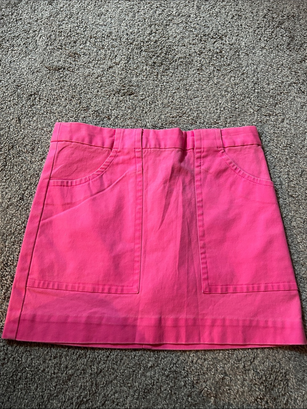 kate spade Bright Pink Mini Skirt with Front Pockets